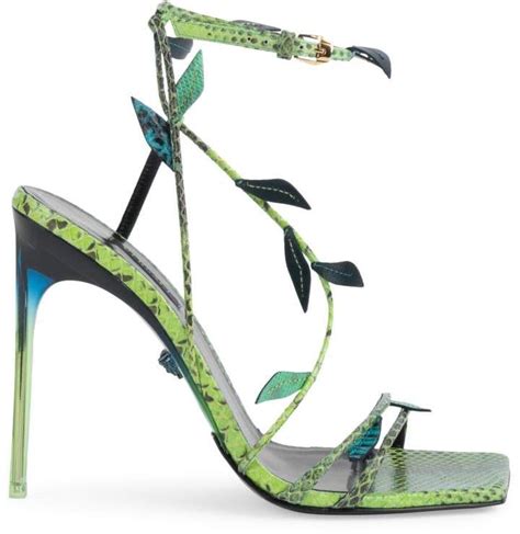 versace leaf python|versace slingback shoes.